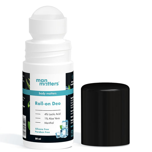 5x Man Matters Underarm Deodrant Roll-on for Men - 50 ml - Pack of 5