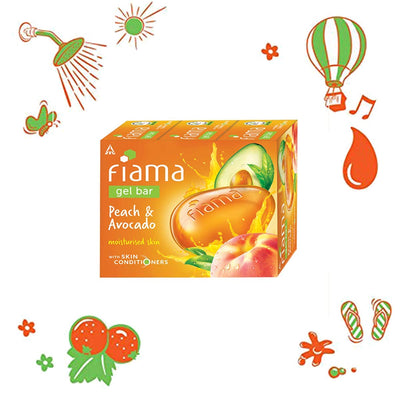 Fiama Peach & Avocado Gel Bar