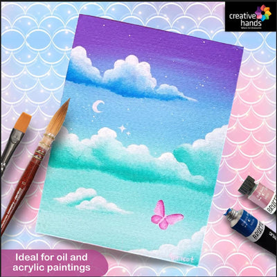 Brustro Artists 100% Cotton Canvas Board Medium Grain 20"x24" (Pack of 2)