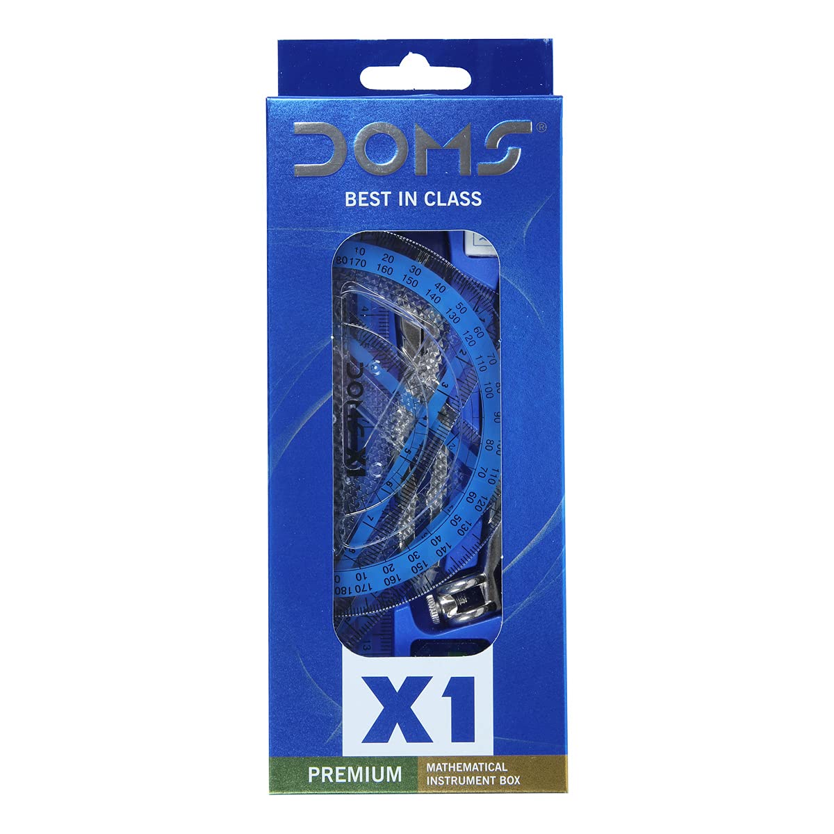 DOMS X1 Premium Math. Draw. Inst. Box 10 Pcs
