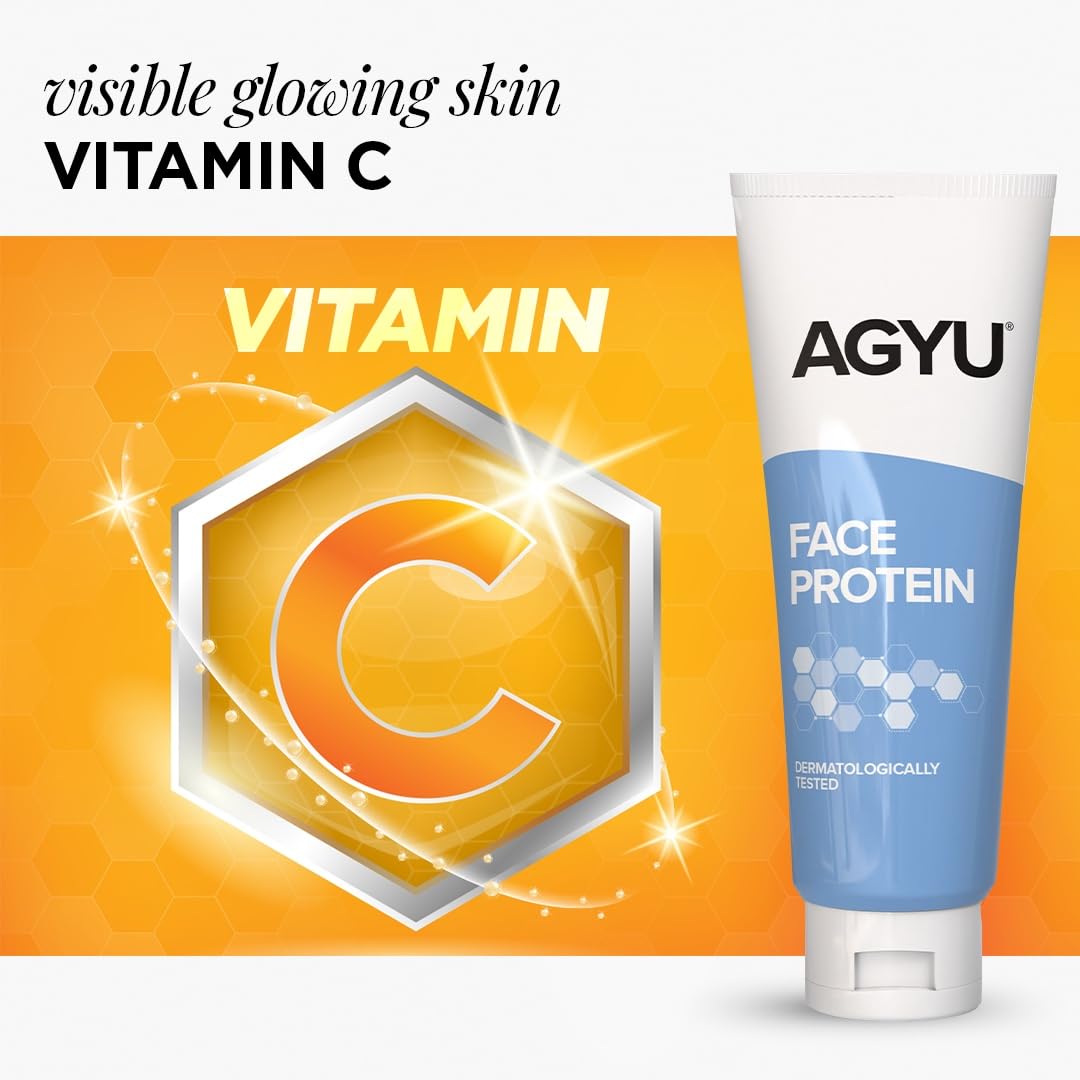 AGYU Face Protein Night Cream for Normal to Oily Skin | Repairs Pigmentation, Uneven Skin Tone & Dark Spots | Improves Skin Firmness | Beginner Friendly | 100Gm