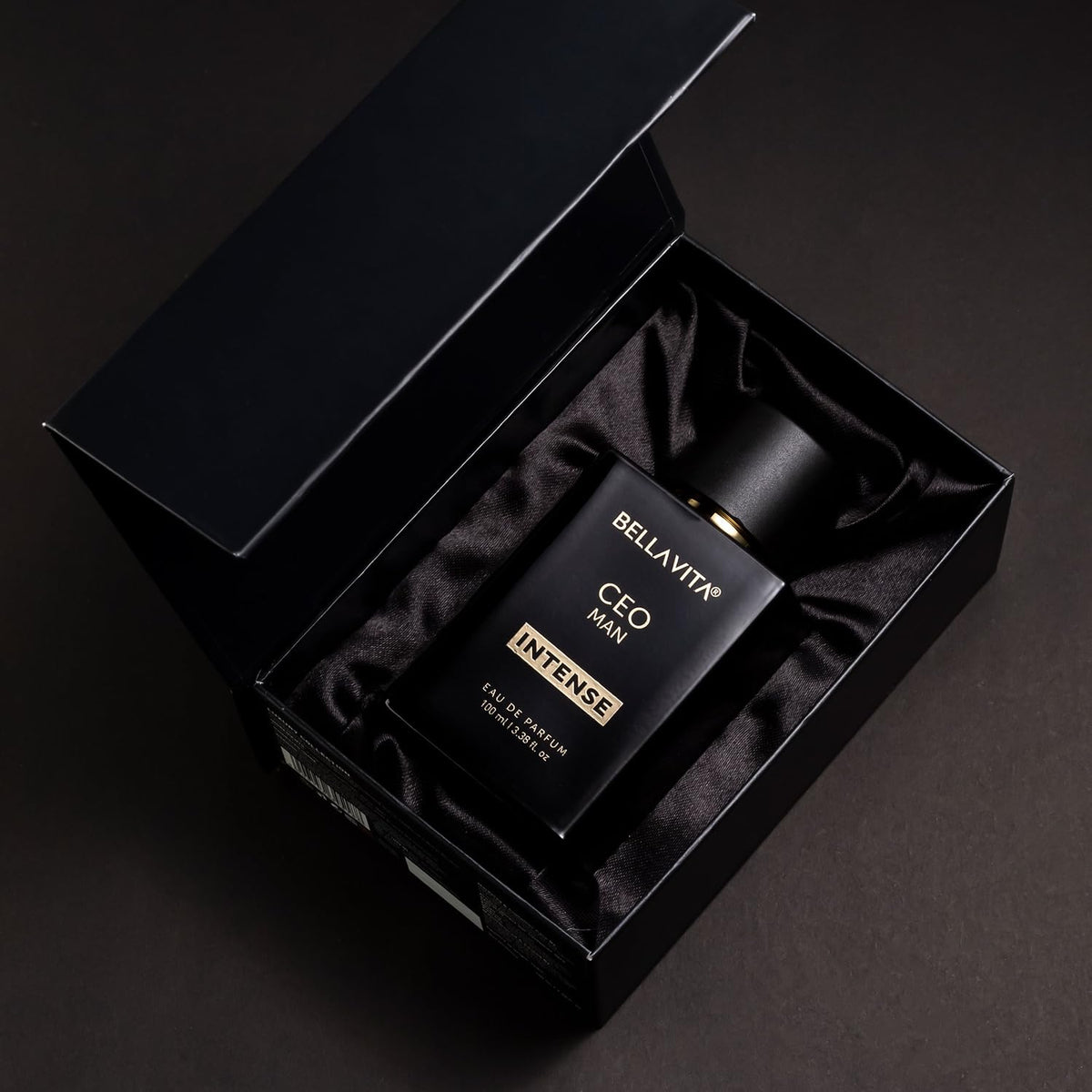Bella Vita Luxury CEO MAN Intense Eau De Parfum Perfume with Bergamot, Orchid, Patchouli & Vanilla|Premium, Long Lasting Spicy Fragrance for Men 100ML