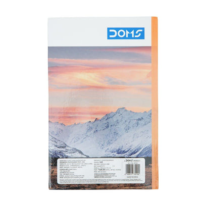 Doms Famous Mountains Series Hard Bound Notebook | Single Line, 160 Pages | 33 x 21 CM | Ideal for School, Home & Office | Pack Of 1 | Color & Design May Vary