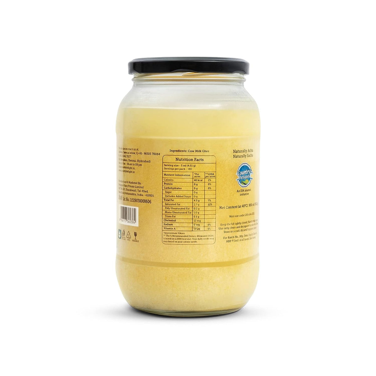 Country Delight Desi Danedar Ghee 900 ML | Cow Ghee 900 ML Pure