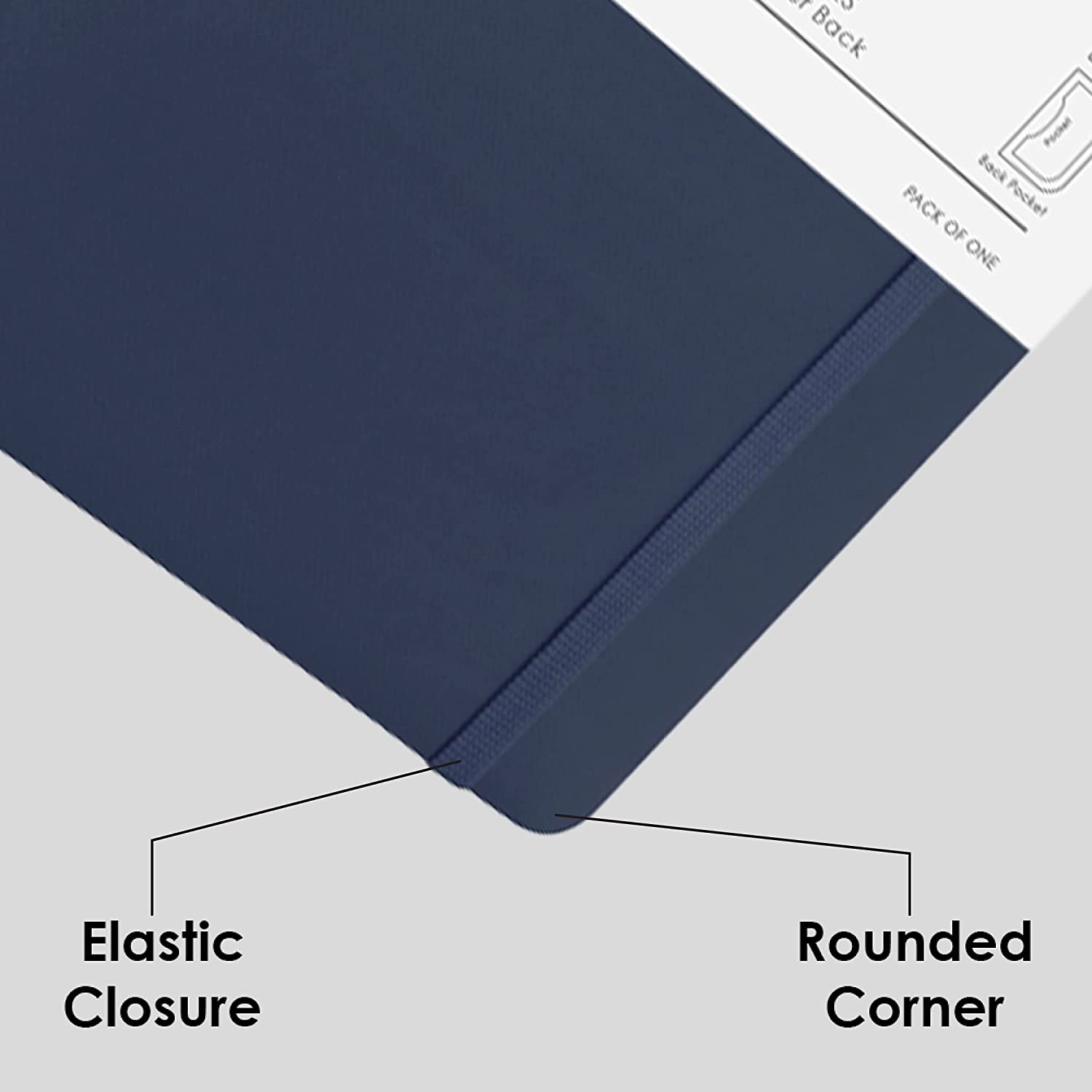 Mypaperclip Executive Series Notebook, Medium (127 X 210Mm, 5 X 8.25 In.) Ruled, Esx192M-R Blue