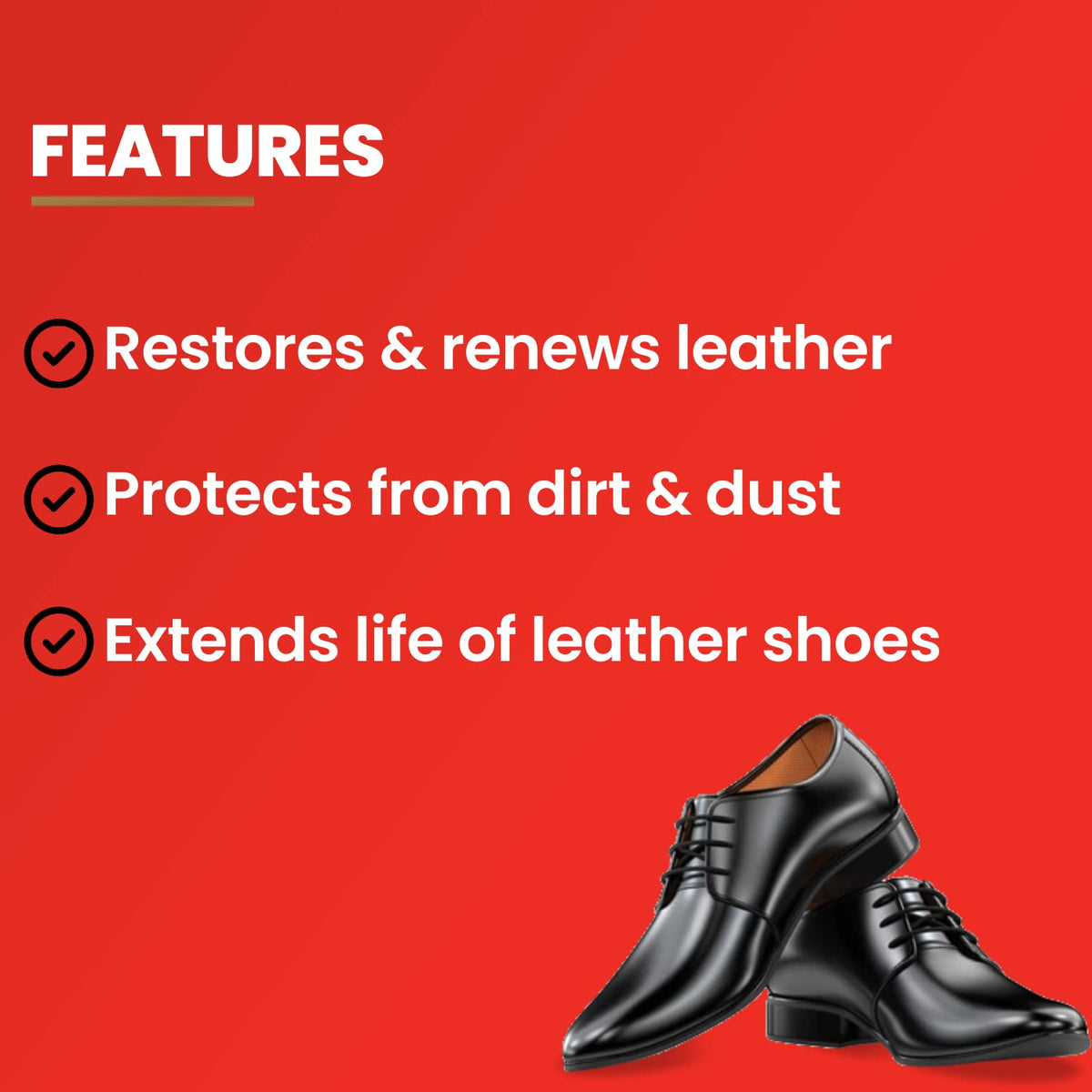 4x Kiwi Wax Shoe Polish | Renews and Protects Leather | For Black Leather (40 gm)  each - Pack of 4