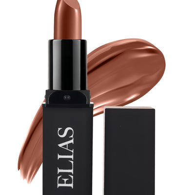ELIAS Long Wear Long Lasting Enriched Keeps Lips Moisturised High Pigmentation Lipstick (Brown)