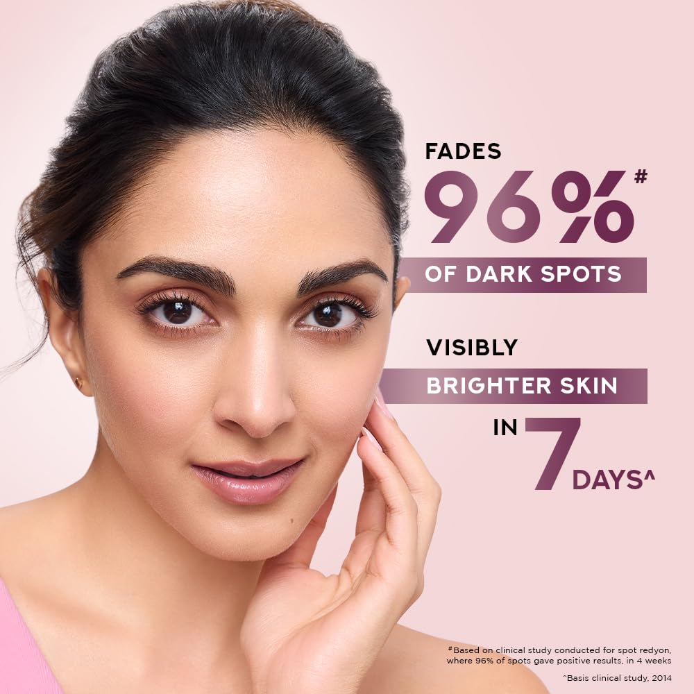 4x Pond's Bright Beauty Anti-Spot Serum Cream with Niacinamide and SPF 15 PA++, Fades Dark Spots and Reveals Bright Skin, 50g each - Pack of 4