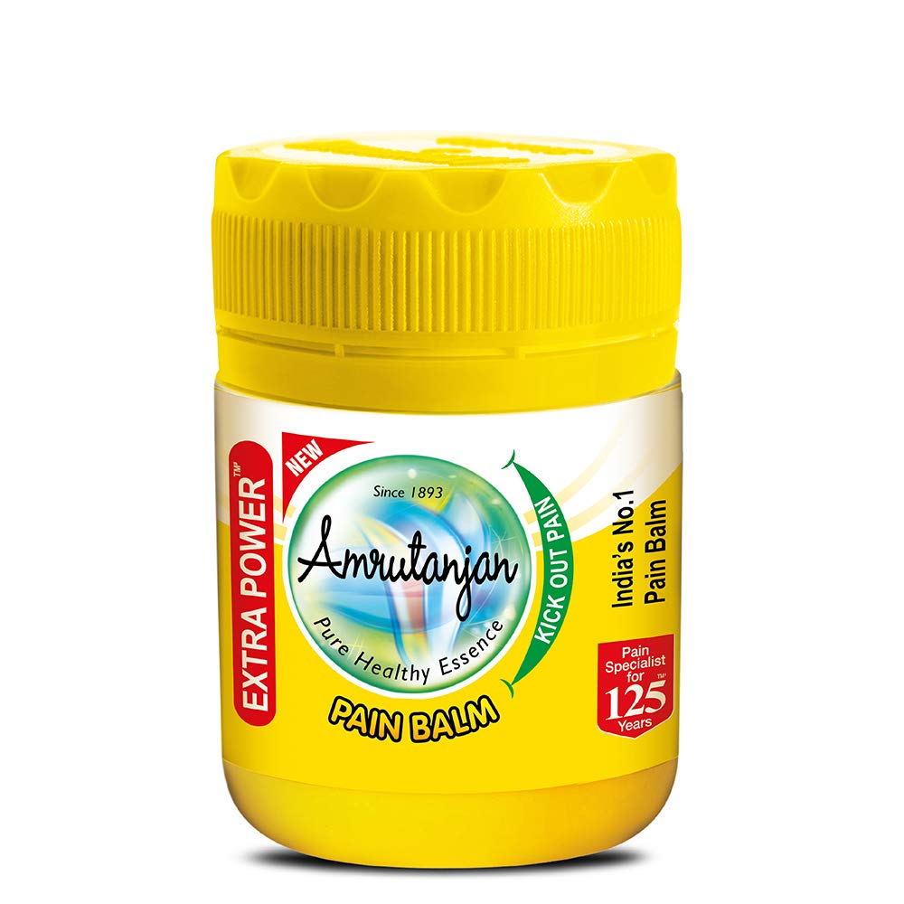 8x Amrutanjan Balm Extra Power - 50 ml each - Pack of 8
