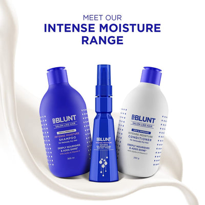 BBLUNT Intense Moisture Shampoo - 600ml (Pack of 2x300 ml)