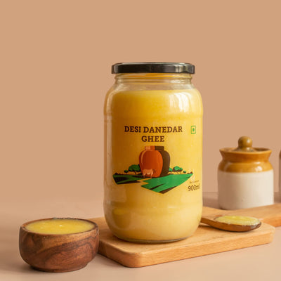 Country Delight Desi Danedar Ghee 900 ML | Cow Ghee 900 ML Pure (Pack of 1)