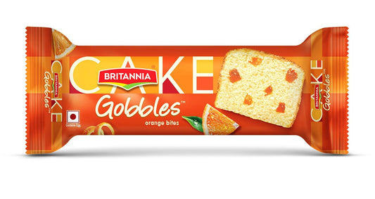 Britannia Cake - Orange Bites, 55g Pouch