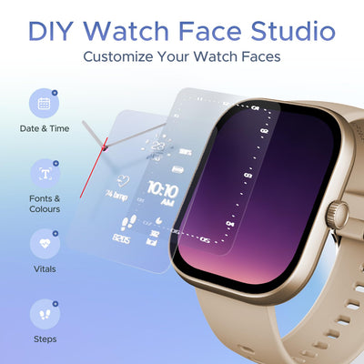 boAt Wave Sigma Smartwatch with 2.01" HD Display,Bluetooth Calling, Coins, DIY Watch Face Studio, 700+ Active Modes, HR&SpO2 Monitoring, Energy and Sleep Scores,IP67(Cherry Blossom)