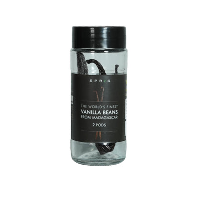 Sprig The World's Finest Vanilla Beans| Highest Grade Madagascar Vanilla Beans | Gourmet Vanilla Pods | Vanilla For Baking & Cooking | Make Home-made Vanilla Extract | 10 g (Pack Of 2)