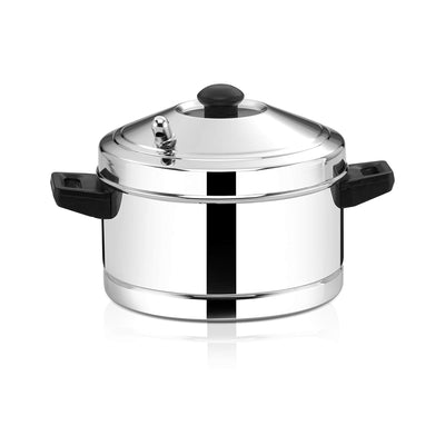 Butterfly Stainless Steel Idli Cooker, Idly Maker Set with 4 Plates, 16 Idlies, Silver, Standard, 4 Liters