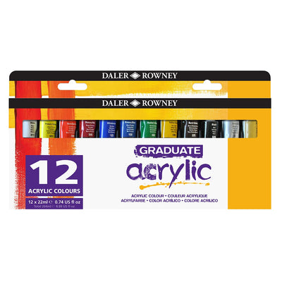 Daler Rowney Graduate Acrylic Colour Paint Tube Set
