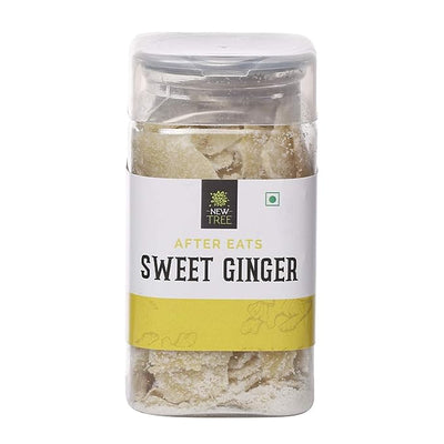 New Tree Sweet Ginger Slices After Eat (Mouth Freshener),150g, Flavoured Sugar Candy II Sweet & Chatpata Candy II