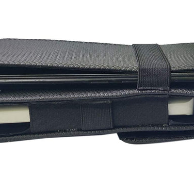 aCrafts Shock Proof Pouch Case Wallet Cover Protector for Ambrane 27000mAh Power Bank with 20W Fast Charging (Black)