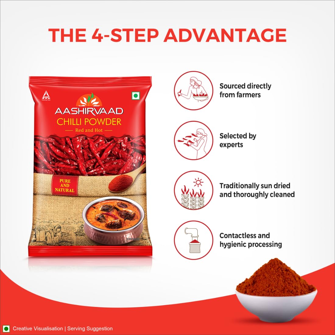 Aashirvaad Chilli Powder, 100g