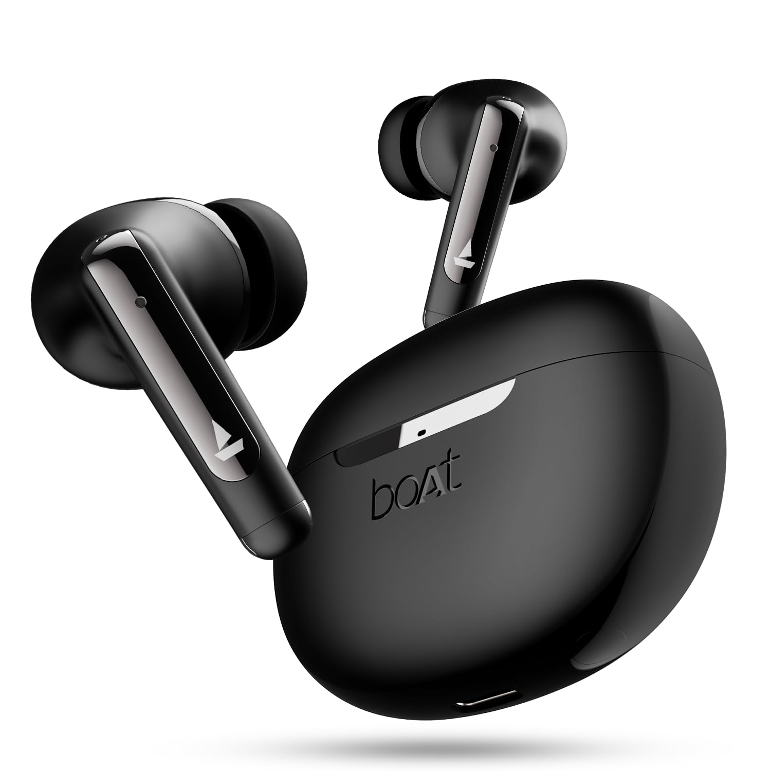 boAt Airdopes 141 ANC TWS in Ear Earbuds with 32 Db ANC, 42 Hrs Playback, 50Ms Low Latency Beast Mode, Iwp Tech,Quad Mics with Enx,ASAP Charge,USB Type-C Port & Ipx5(Gunmetal Black)