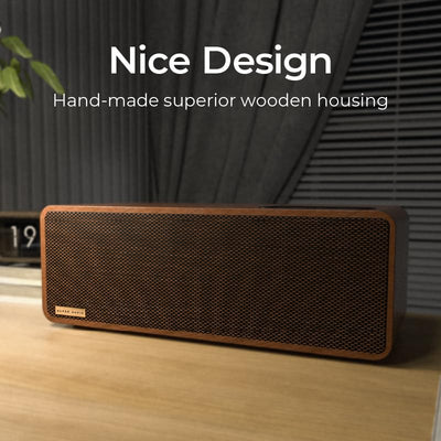 ALPSS AUDIO MRC11-PRO 80watts RMS Retro Wireless Bluetooth Speaker with ESIS New Digital Equalizer Settings,Powerful Speaker with DSP-Digital Sound Processor Loud Sound, Sleek Remote Control.