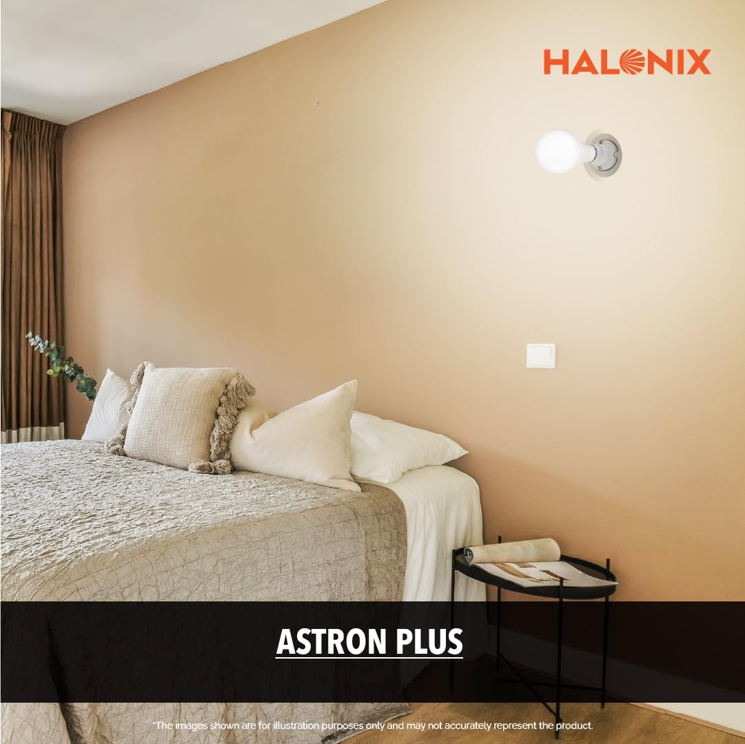 Halonix 10 Watt B22D LED Cool Day Light Bulb, Pack of 10, White