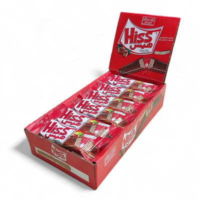 24x Hiss 2 Finger Wafer Chocolate - Pack of 24 pcs - 504g