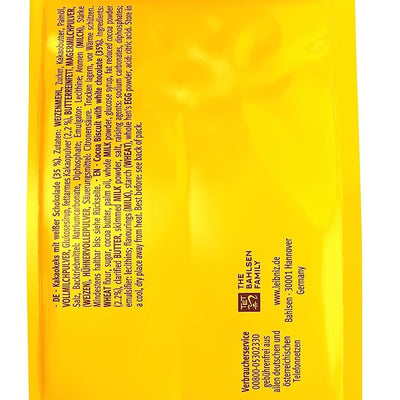 Bahlsen Leibniz Minis Black & White Cocoa Biscuit Covered With White Chocolate 125 grams