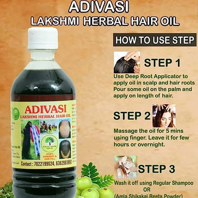 Adivasi Lakshmi Herbal Hair Oil - 100ml