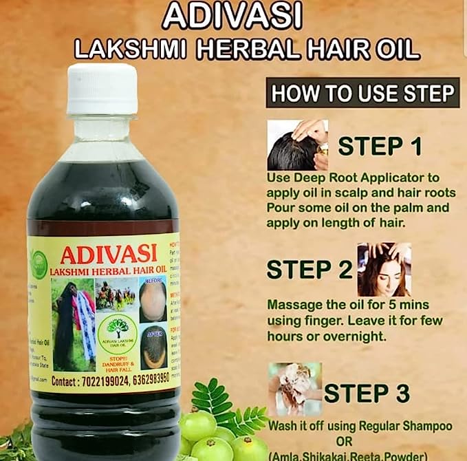 Adivasi Lakshmi Herbal Hair Oil - 100ml