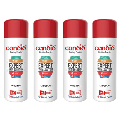 Candid Dusting Powder | Expert Skin Solution |Doctor's Prescribed No.1 Brand | Prevents Sweat Rash, Itching, Fungal Infection & Skin Irritation | Anti-fungal Powder | Clotrimazole | 250g | Pack of 3