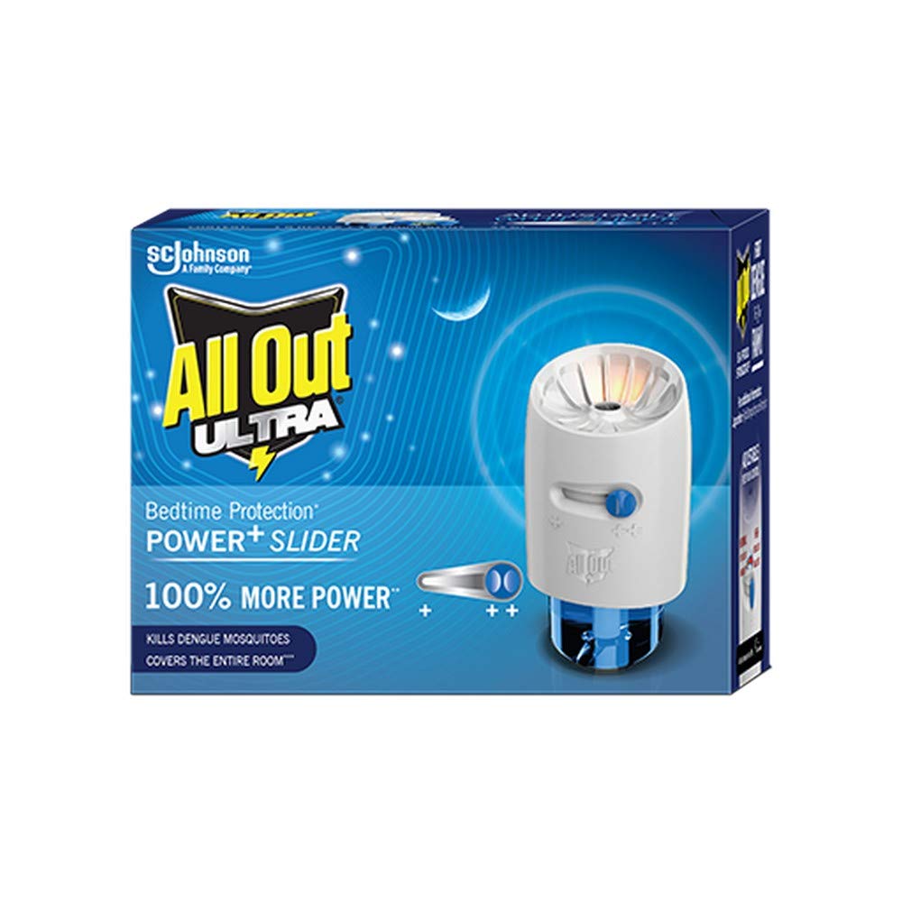 All Out Ultra Mosquito Vaporiser Refill + Machine - 45ml