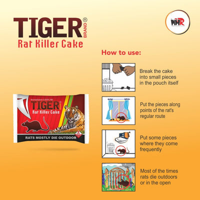 MMR Making Marvelous Home Biscuit Rat Killer Rodent Control Cake (25gm, 12 piece) - Green