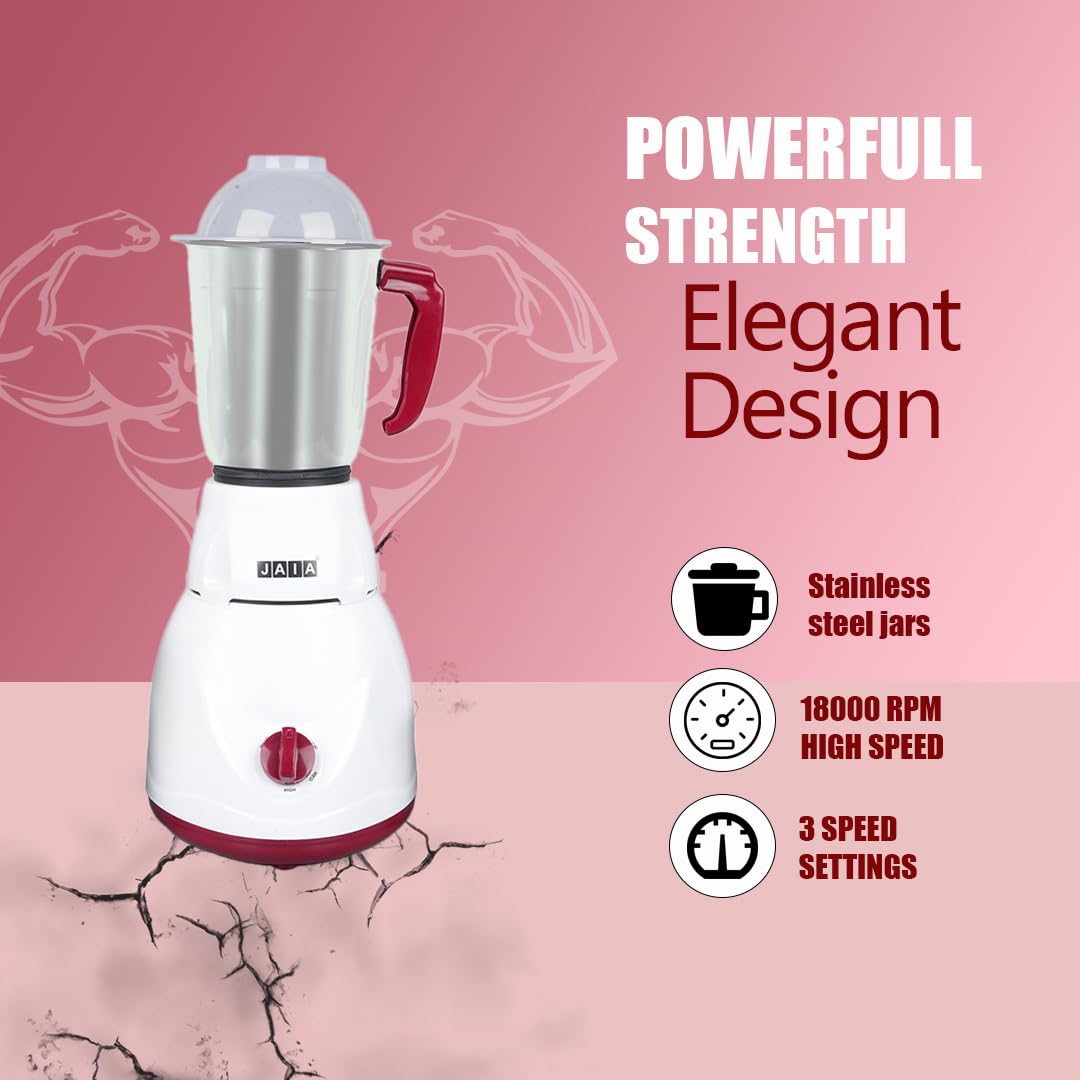 Best Performer 550 Watt Fusion Copa Premium With 3 Stainless Steel Jars
