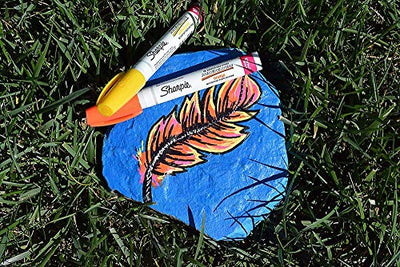 Sharpie Medium Tip Oil Paint Based Marker, Assorted, 5 Maekers