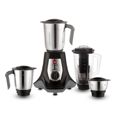Cello Hercules Mixer Grinder 750W, Black- 2 Year Warranty (Wet Jar with Lid- 1.2 L; Dry Jar with Lid- 1L; Chutney Jar with Lid- 500ml; Juicer Jar Capacity- 1500ml; Spatula)