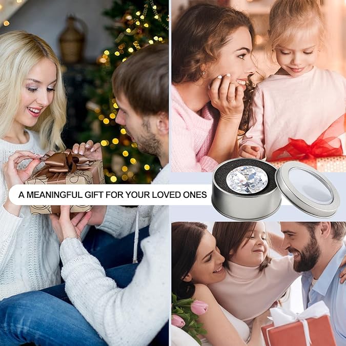 Akshetri Moissanite Stone Lab Grown Simulated Diamond Loose D Color VVS1 Clarity Round/Oval/Pear/Princess Cut Moissanite Loose Gem Stones with GRA Certificate for Ring Earrings (4 CARAT)