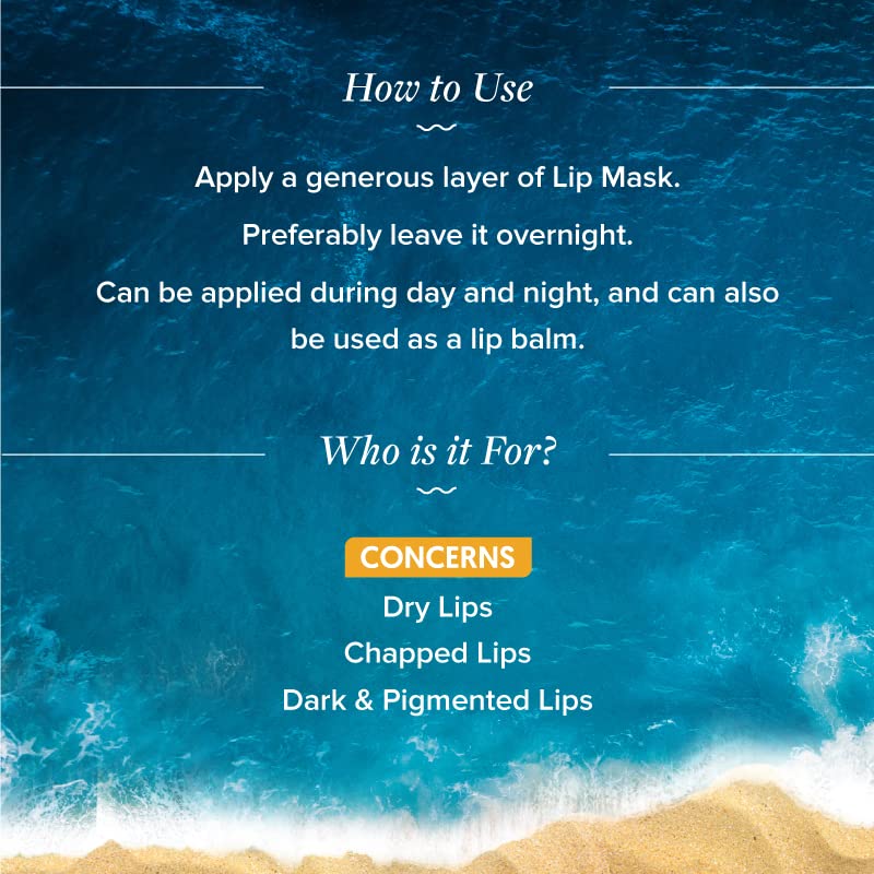 Aqualogica Glow+ Plump Lip Balm with Papaya and Shea Butter - Lip Mask for Heals, Pigmented Lips & Hydrates Chapped Lips for Women & Men -15g