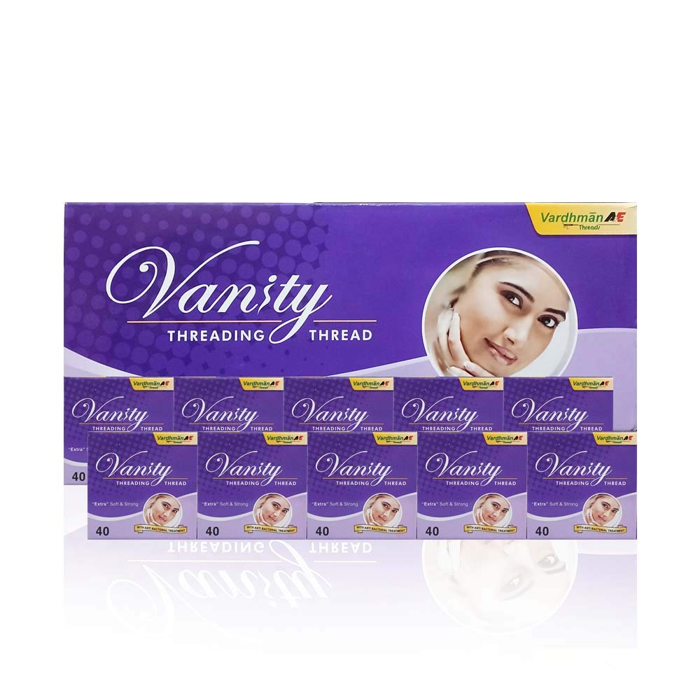 10 Spool x 300m Vanity Eyebrow Threading Thread Extra Soft Strong Anti Bacterial by Vanity