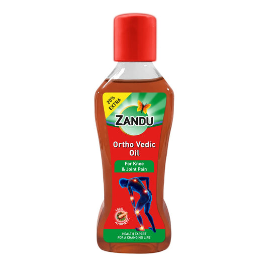 8x Zandu Ortho Vedic Oil - Pack of 8 (120ml each)