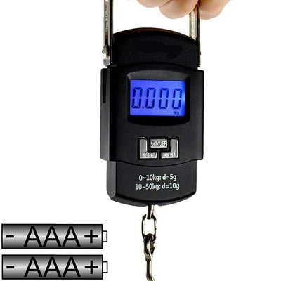 BTfash Electronic Portable Digital LED Screen Luggage Weighing Scale, 50 kg/110 Lb for Multi-Purpose Use. Pack of 1 (A08)