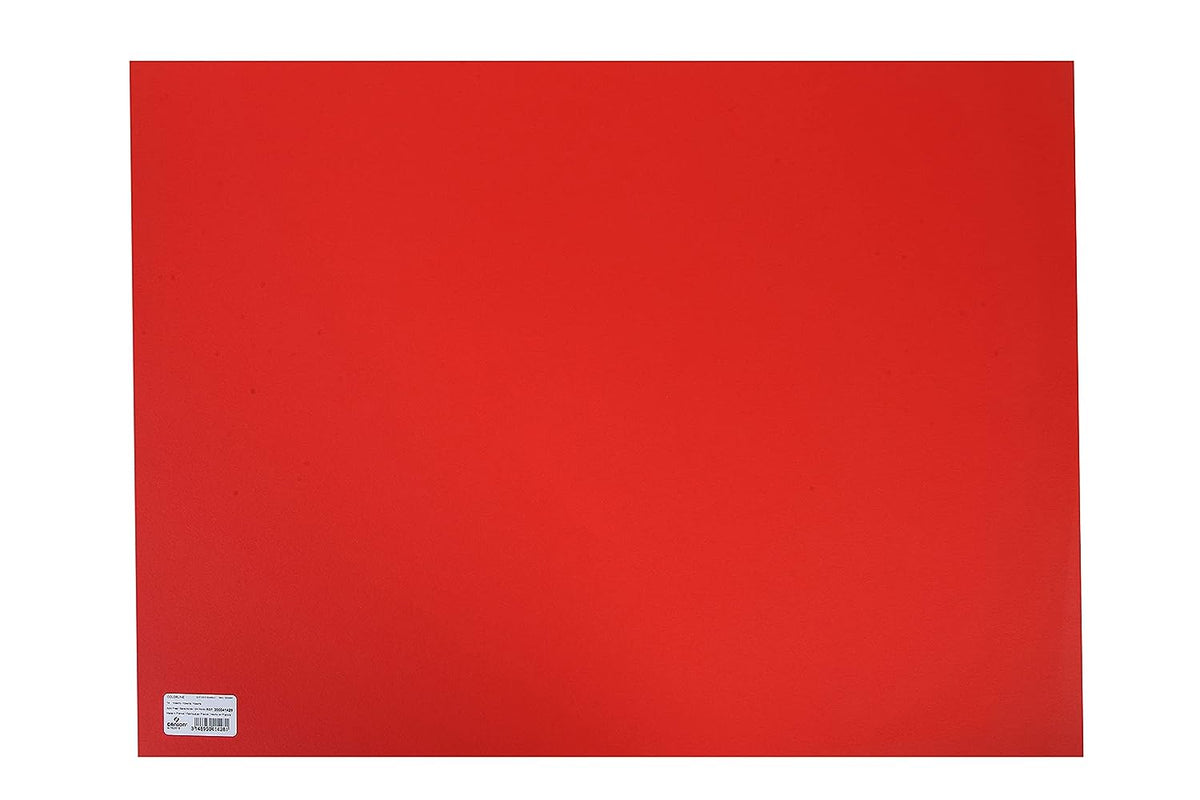 Canson Colorline 300 GSM Grainy 50 x 65 cm Coloured Drawing Paper Sheets(Tomato, 10 Sheets)