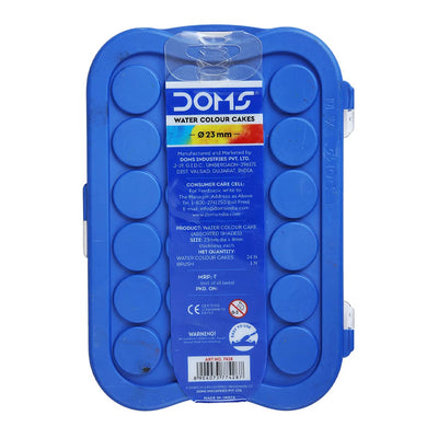 Doms 12 Shades 30Mm Water Colour Cakes