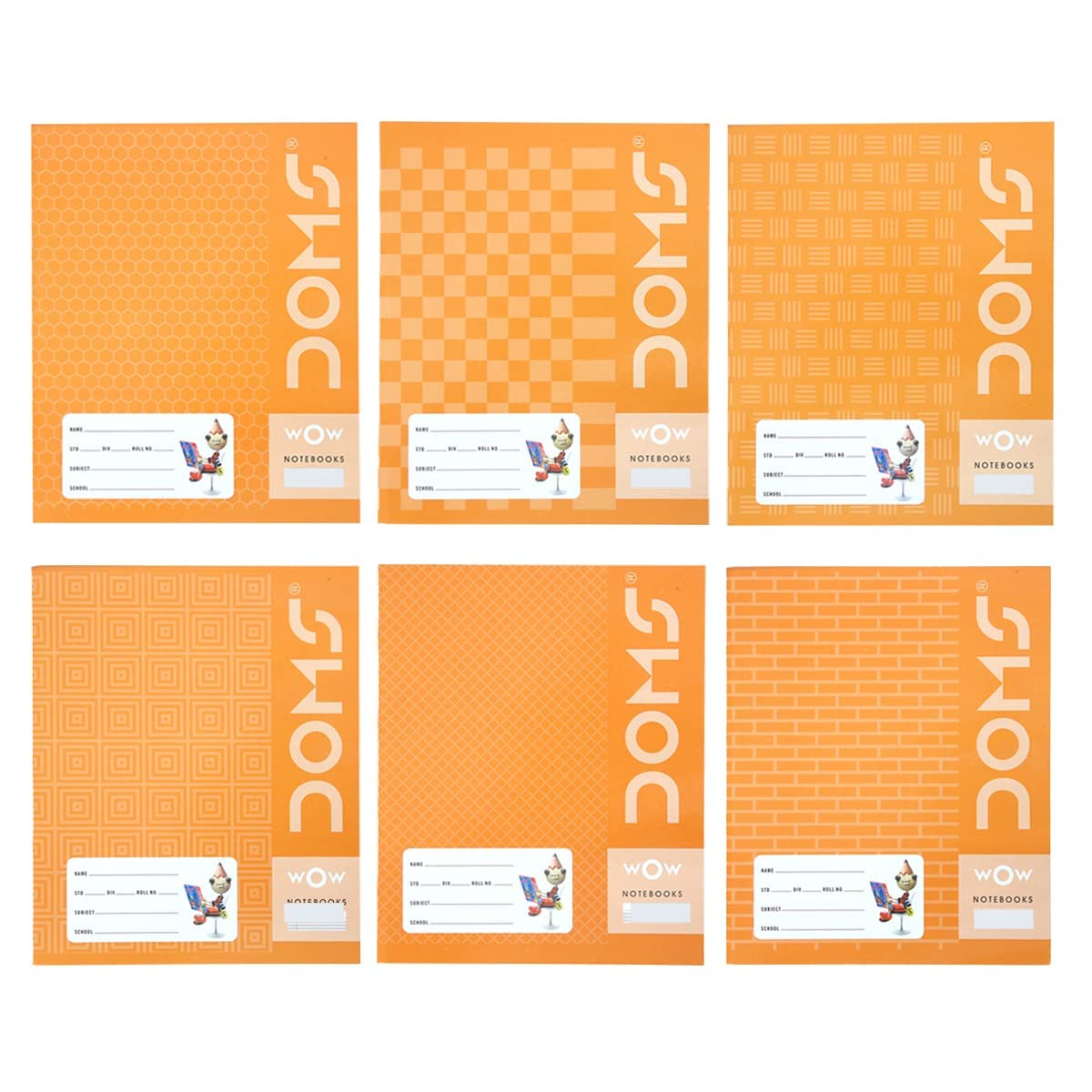 Doms Brown Cover Notebook - Plain