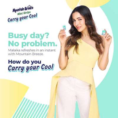 Mountain Breeze Mouth Freshner Sugar-Free Coolmint Fresh Breath Strips (7Strips each) Pack of 20 with Extra Spearmint(24 Strips each) Pack of 1