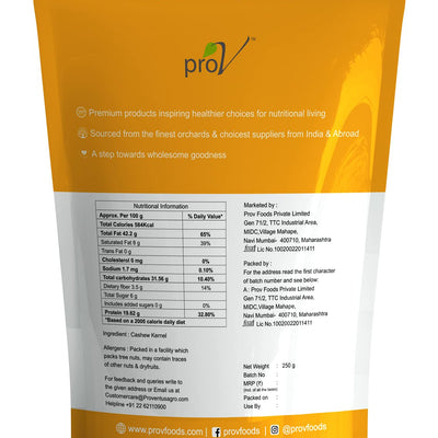 ProV Premium - Cashew 250 gm
