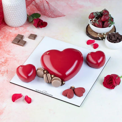 Belgian Chocolate Hearts, Milk Chocolate, 200g Gift Box