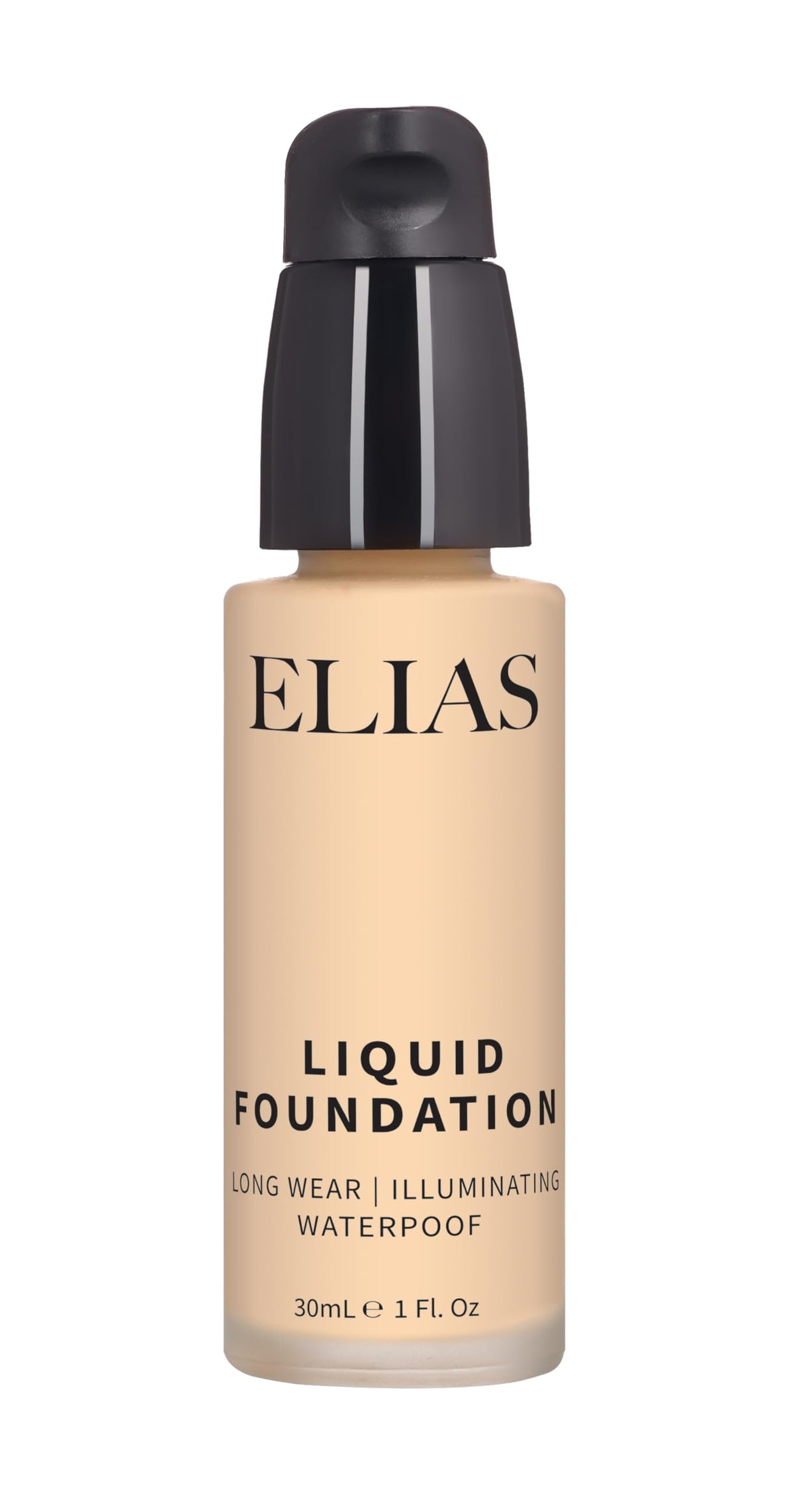 ELIAS Liquid Foundation - 30 ml Water Resistant Lasts Up to 10 Hrs Super Matte Walnuts Meduim Netural Undertone Full Coverage Long Wear Illuminating (Natural)