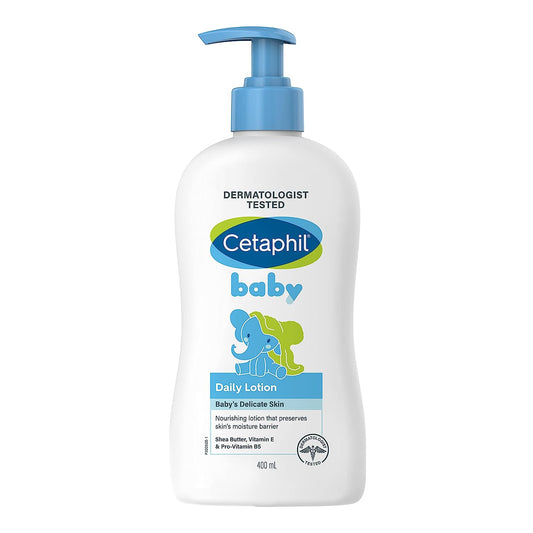 Cetaphil Baby Daily Lotion, White, Shea Butter, 400 ml