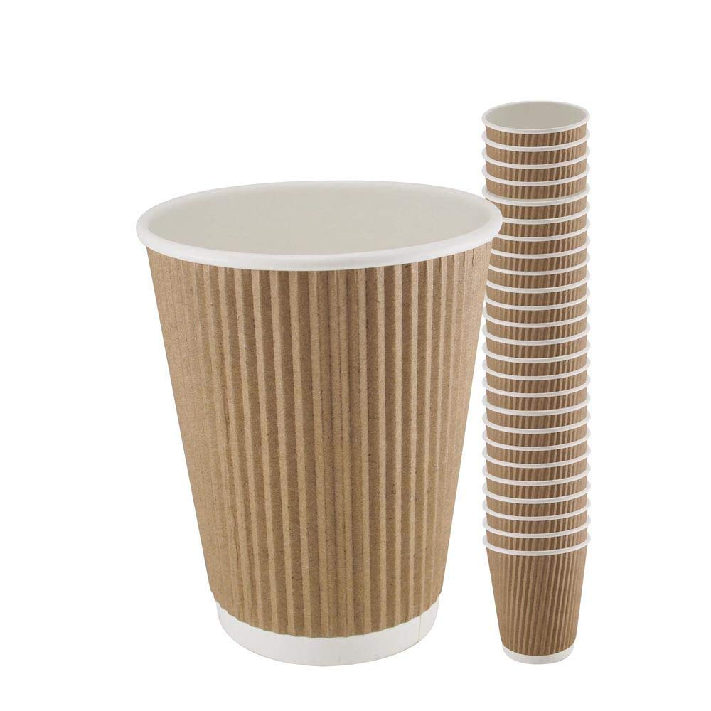 Disposable Paper Coffee Cup (Pack of 25)